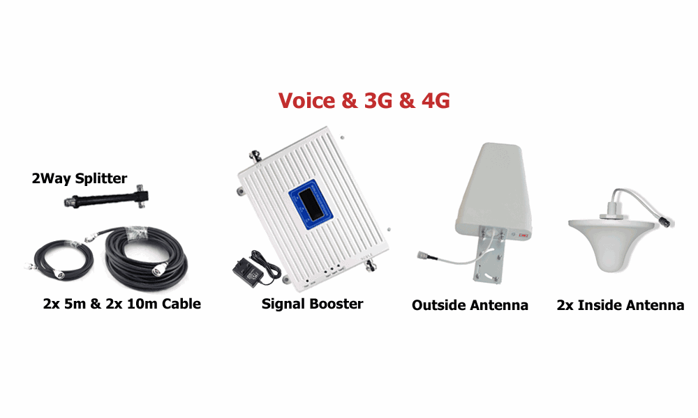 2degrees signal booster kit voice&3g&4g 1000sqm