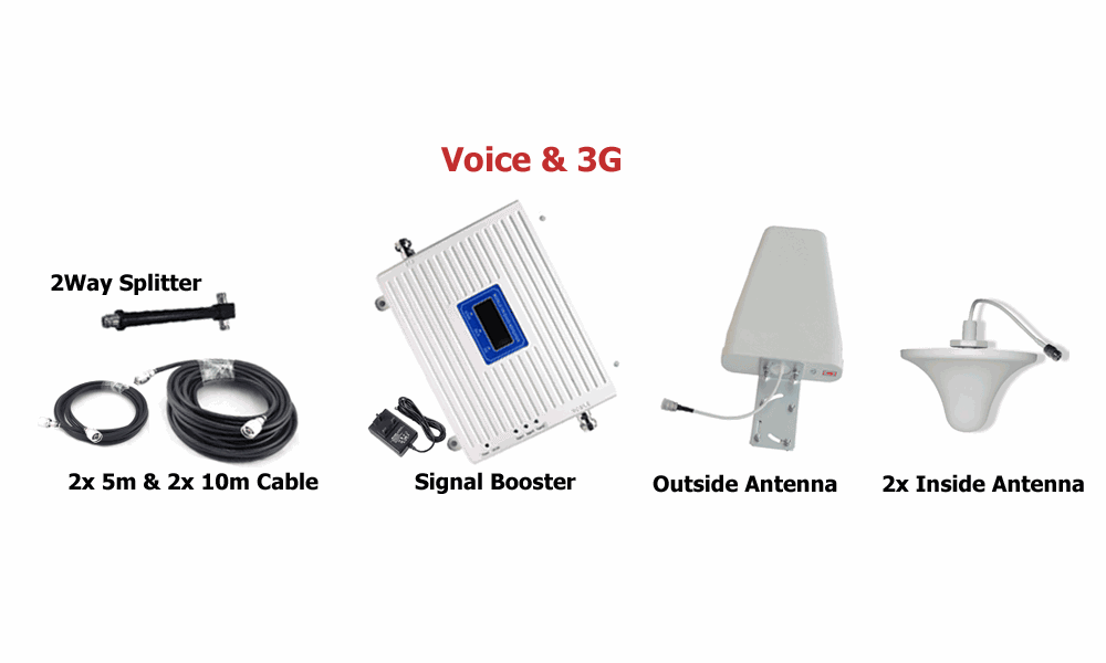 nz all network signal booster kit voice&3g 1000sqm
