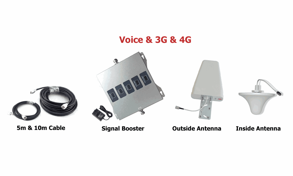 nz all network signal booster kit voice&3g&4g 100sqm