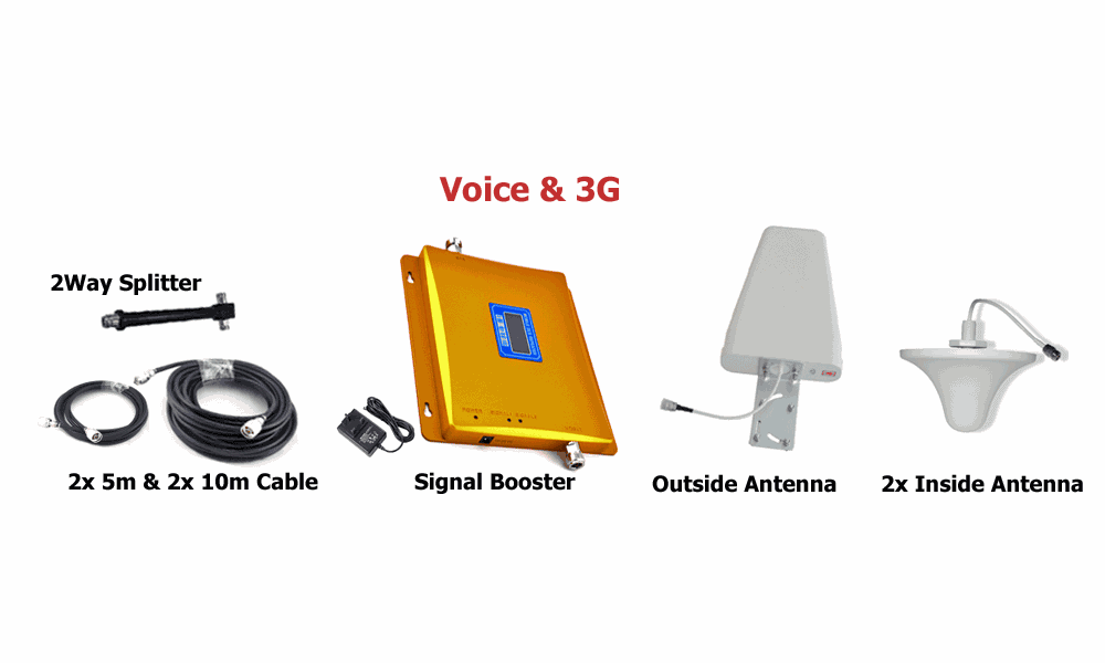 spark signal booster kit voice&3g 1000sqm